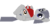 Size: 177x100 | Tagged: safe, artist:onil innarin, derpibooru import, oc, oc:ore pie, oc:slate pie, unofficial characters only, pony, cute, pixel art, simple background, transparent background