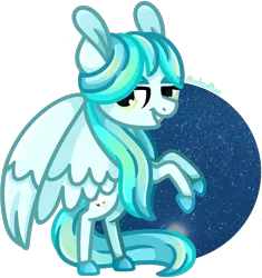 Size: 1130x1200 | Tagged: safe, artist:amberpone, derpibooru import, oc, unofficial characters only, pegasus, pony, big ears, blue, commission, cutie mark, digital art, eyebrows, female, green eyes, hooves, long hair, long mane, long tail, mane, mare, original character do not steal, paint tool sai, painttoolsai, pegasister, rearing, simple background, smiling, solo, standing, tail, transparent background, unshorn fetlocks, wings