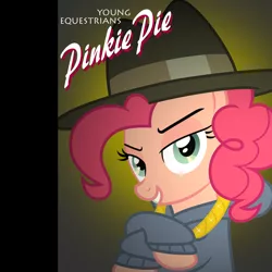 Size: 1080x1080 | Tagged: safe, artist:j-115, derpibooru import, pinkie pie, ponified, pony, album cover, cover, david bowie, parody, ponified album cover, rapper pie, solo, young americans