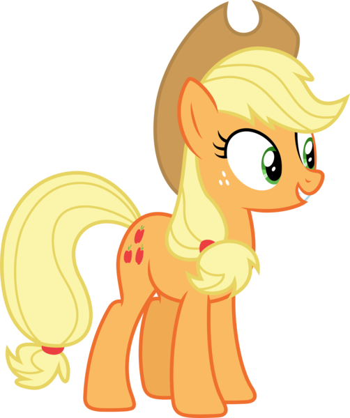 Size: 6001x7178 | Tagged: safe, artist:deratrox, derpibooru import, applejack, earth pony, pony, buckball season, .svg available, absurd resolution, female, freckles, grin, gritted teeth, hat, mare, ponytail, simple background, smiling, solo, transparent background, vector