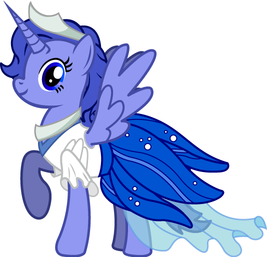 Size: 534x514 | Tagged: safe, artist:andrevus, derpibooru import, oc, oc:wandering moonbeam, unofficial characters only, alicorn, pony, forever filly, alicorn oc, clothes, dress, simple background, solo, transparent background