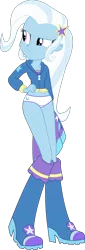 Size: 978x2866 | Tagged: suggestive, derpibooru import, edit, editor:astroboy84, trixie, equestria girls, friendship games, rainbow rocks, boots, breasts, clothes, cute, cutie mark, cutie mark underwear, female, high heel boots, hips, jacket, panties, raised leg, render, ribbon, show accurate, show accurate porn, simple background, skirt, solo, transparent background, underwear, underwear edit, vector, white underwear