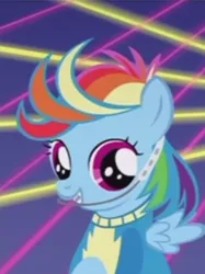 Size: 628x838 | Tagged: safe, derpibooru import, screencap, rainbow dash, pony, parental glideance, adorkable, braces, bust, cropped, cute, dork, female, filly, filly rainbow dash, headgear, portrait, solo, younger