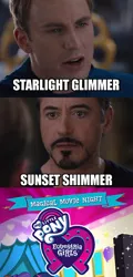 Size: 360x750 | Tagged: safe, derpibooru import, screencap, human, equestria girls, captain america, captain america: civil war, exploitable meme, image macro, irl, irl human, marvel, meme, photo, tony stark