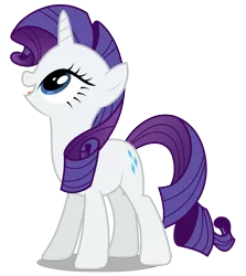 Size: 2681x3000 | Tagged: safe, artist:brony-works, derpibooru import, rarity, pony, unicorn, female, high res, looking up, mare, open mouth, simple background, smiling, solo, transparent background, vector