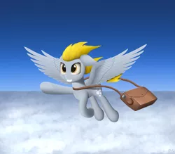 Size: 2997x2622 | Tagged: safe, artist:rainbowjet, derpibooru import, derpy hooves, pegasus, pony, cutie mark, female, flying, mare, solo, underp