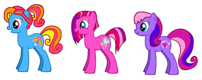 Size: 1169x462 | Tagged: safe, artist:kaoshoneybun, derpibooru import, pony, pony creator, g3.5, g3.5 to g4, generation leap, mom cheerilee-scootaloo, mom dash, mom pie