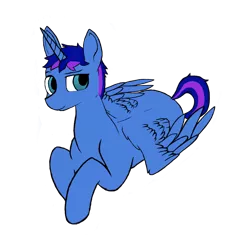 Size: 1150x1100 | Tagged: safe, artist:nopony435, derpibooru import, oc, unofficial characters only, alicorn, pony, alicorn oc, flat colors, lying down, ruffled mane, simple background, solo, transparent background