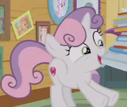 Size: 702x592 | Tagged: safe, derpibooru import, screencap, babs seed, diamond tiara, sweetie belle, pony, forever filly, cropped, cutie mark, female, filly, great moments in animation, solo, the cmc's cutie marks