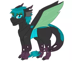 Size: 4000x3414 | Tagged: artist:jolliapplegirl, derpibooru import, dragon hybrid, hybrid, interspecies offspring, magical gay spawn, male, next generation, oc, oc:illusive spark, offspring, parent:spike, parents:thoraxspike, parent:thorax, safe, scales, solo, unofficial characters only