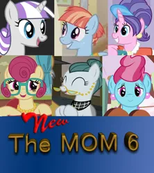 Size: 888x1000 | Tagged: safe, artist:odiz, derpibooru import, cloudy quartz, cookie crumbles, cup cake, posey shy, princess cadance, twilight velvet, windy whistles, pony, c:, cute, eyes closed, grin, mom, mom six, mother, mother's day, open mouth, smiling