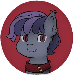 Size: 616x630 | Tagged: safe, artist:nopony435, derpibooru import, oc, oc:gladiolus, unofficial characters only, bat pony, pony, avatar, bat pony oc, clothes, cute, fluffy, male, scarf, simple background, smiling, solo, stallion, transparent background