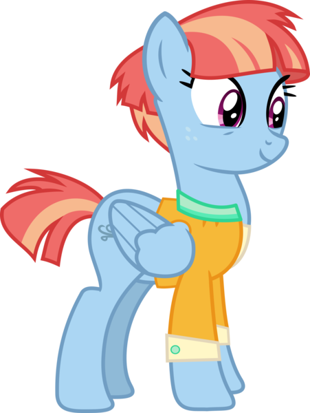 Size: 2000x2663 | Tagged: safe, artist:charity-rose, derpibooru import, windy whistles, pegasus, pony, clothes, female, mare, simple background, solo, transparent background, vector