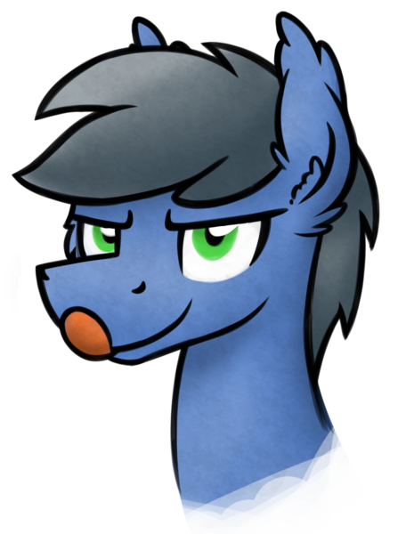 Size: 1012x1332 | Tagged: safe, artist:moemneop, derpibooru import, oc, oc:comet, unofficial characters only, pegasus, pony, bust, licking, licking lips, male, portrait, simple background, solo, stallion, tongue out, transparent background