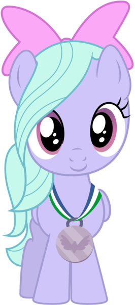 Size: 1489x3360 | Tagged: safe, artist:bluemeganium, derpibooru import, flitter, pony, parental glideance, bow, competition, cute, female, filly, flitterbetes, medal, simple background, solo, transparent background, vector, younger