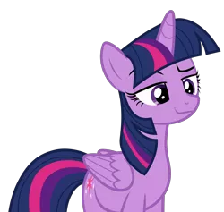 Size: 3171x3000 | Tagged: safe, artist:sollace, derpibooru import, twilight sparkle, twilight sparkle (alicorn), alicorn, pony, a flurry of emotions, .svg available, female, folded wings, mare, raised eyebrow, simple background, smug, smuglight sparkle, solo, transparent background, vector