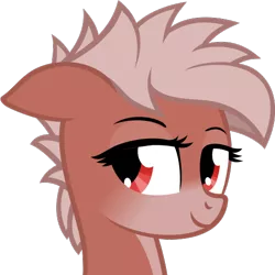Size: 512x512 | Tagged: safe, artist:the smiling pony, derpibooru import, oc, oc:ruby rustfeather, unofficial characters only, pegasus, pony, .svg available, bust, derpibooru badge, portrait, simple background, smiling, solo, svg, transparent background, vector