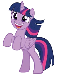 Size: 9844x13088 | Tagged: safe, artist:dragonm97hd, derpibooru import, twilight sparkle, twilight sparkle (alicorn), alicorn, pony, the crystalling, absurd resolution, bipedal, bipedal leaning, cute, female, folded wings, leaning, mare, rearing, simple background, smiling, solo, transparent background, twiabetes, vector