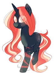 Size: 1592x2195 | Tagged: safe, artist:huirou, derpibooru import, oc, unofficial characters only, pony, unicorn, female, mare, simple background, solo, transparent background