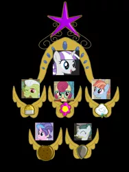 Size: 1024x1365 | Tagged: safe, artist:odiz, derpibooru import, cloudy quartz, cookie crumbles, granny smith, posey shy, twilight velvet, windy whistles, pony, c:, cute, elements of harmony, eyes closed, grin, mom, mom six, mother, mother's day, open mouth, smiling