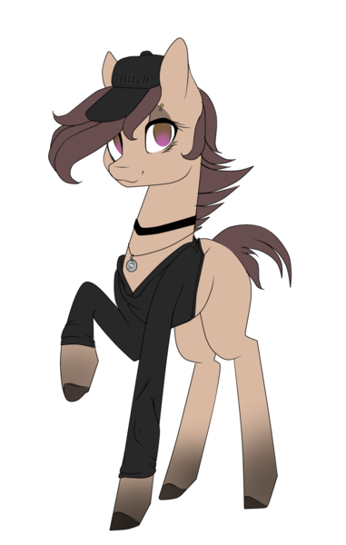 Size: 817x1285 | Tagged: safe, artist:xxmissteaxx, derpibooru import, oc, oc:selene, unofficial characters only, earth pony, pony, clothes, female, mare, raised hoof, simple background, solo, transparent background