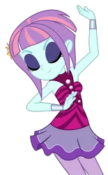 Size: 2964x4776 | Tagged: safe, artist:remcmaximus, derpibooru import, sunny flare, dance magic, equestria girls, spoiler:eqg specials, absurd resolution, clothes, dancing, dress, eyes closed, female, simple background, skirt, solo, transparent background, vector