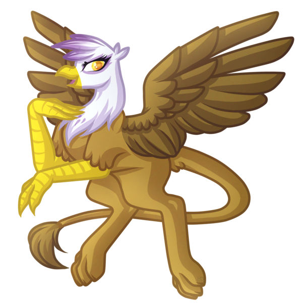 Size: 3585x3649 | Tagged: safe, artist:amazing-artsong, derpibooru import, gilda, gryphon, beak, colored pupils, female, high res, image, looking at you, open mouth, png, requested art, simple background, smiling, solo, transparent background