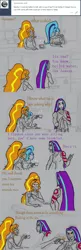 Size: 1182x3664 | Tagged: adagio dazzle, aria blaze, aria-blazin-it, artist:madness-with-reason, breasts, comic, derpibooru import, female, mixed media, semi-grimdark, sonata dusk, the dazzlings