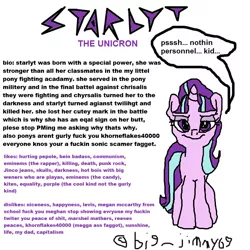Size: 800x800 | Tagged: safe, derpibooru import, starlight glimmer, pony, coldsteel the hedgeheg, communism, drama, edgy, eminem, evil starlight, implied jim miller, implied meghan mccarthy, meme, meta, nothin personnel kid, parody, rouge angles of satin, s5 starlight, shots fired, simple background, smug, smuglight glimmer, solo, stalin glimmer, starlight drama, stylistic suck, twitter, unicorn-unicron confusion, vulgar, white background