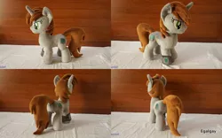 Size: 800x500 | Tagged: safe, artist:egalgay, derpibooru import, oc, oc:littlepip, unofficial characters only, pony, unicorn, fallout equestria, fanfic, female, horn, irl, mare, photo, pipbuck, plushie, solo