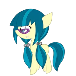 Size: 1000x1000 | Tagged: safe, artist:luckyclau, derpibooru import, juniper montage, ponified, earth pony, pony, equestria girls, movie magic, spoiler:eqg specials, equestria girls ponified, female, glasses, mare, simple background, solo, transparent background
