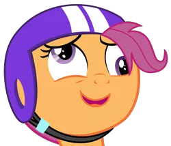 Size: 2778x2381 | Tagged: safe, artist:sketchmcreations, derpibooru import, scootaloo, pony, parental glideance, cute, derp, helmet, open mouth, silly, silly pony, simple background, solo, transparent background, vector