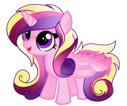 Size: 1602x1338 | Tagged: safe, artist:mizhoreonechan, derpibooru import, princess cadance, alicorn, pony, base used, cute, cutedance, female, filly, happy, looking up, mare, messy mane, open mouth, simple background, solo, transparent background, younger