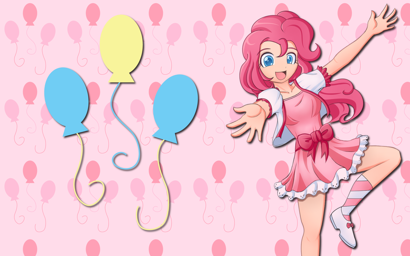 Size: 2560x1600 | Tagged: artist:alicehumansacrifice0, artist:angriestangryartist, artist:ooklah, clothes, cutie mark, derpibooru import, dress, edit, human, humanized, pinkie pie, safe, solo, wallpaper, wallpaper edit