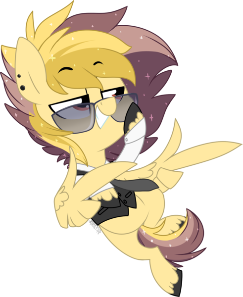 Size: 1596x1949 | Tagged: safe, artist:kellythedrawinguni, derpibooru import, oc, oc:fabian foster, unofficial characters only, pegasus, pony, chibi, clothes, feather guns, finger gun, finger guns, male, simple background, solo, stallion, sunglasses, transparent background, unshorn fetlocks, wing hands, ych result