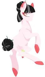 Size: 1447x2500 | Tagged: safe, artist:hirundoarvensis, derpibooru import, oc, oc:jane, unofficial characters only, earth pony, pony, bipedal, bun, female, lineless, looking back, mare, simple background, solo, transparent background