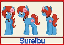 Size: 1280x901 | Tagged: safe, artist:linedraweer, derpibooru import, oc, oc:sureibu, unofficial characters only, pony, commission, female, reference sheet, solo