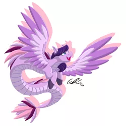 Size: 1280x1280 | Tagged: artist:couchcrusader, aztec, derpibooru import, feathered serpent, female, oc, oc:sure stroke, original species, quetzalcoatl, safe, simple background, solo, species swap, unofficial characters only, white background