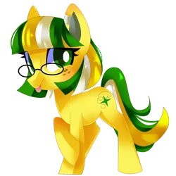 Size: 4500x4500 | Tagged: safe, artist:sorasku, derpibooru import, oc, oc:star sticher, oc:star stitcher, unofficial characters only, earth pony, pony, absurd resolution, commission, female, freckles, glasses, mare, simple background, smiling, solo, tongue out, transparent background