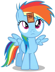 Size: 3254x4231 | Tagged: safe, artist:poniiandii, derpibooru import, rainbow dash, pony, parental glideance, .svg available, cute, female, filly, filly rainbow dash, simple background, solo, sticker, svg, transparent background, vector, younger