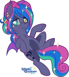 Size: 2053x2286 | Tagged: safe, artist:xwhitedreamsx, derpibooru import, oc, oc:madeline, unofficial characters only, bat pony, pony, bat pony oc, female, heterochromia, high res, horns, mare, simple background, solo, transparent background