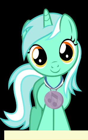 Size: 296x470 | Tagged: safe, derpibooru import, edit, lyra heartstrings, pony, unicorn, parental glideance, black background, cropped, cute, female, filly, filly lyra, mare, medal, simple background, solo
