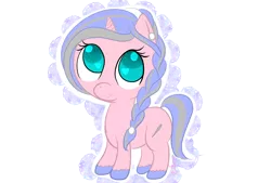 Size: 1600x1080 | Tagged: safe, artist:silversthreads, derpibooru import, oc, oc:silverthread, unofficial characters only, pony, unicorn, adorable face, chibi, cute, female, mare, simple background, smol, smolpone, solo, transparent background, unshorn fetlocks