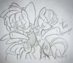 Size: 640x550 | Tagged: artist:kimmyart, coloratura, colorenade, derpibooru import, eyes closed, instagram, my little pony: the movie, open mouth, safe, songbird serenade, traditional art