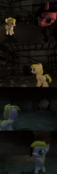 Size: 1400x4200 | Tagged: safe, artist:soad24k, derpibooru import, oc, oc:chipper leaf, oc:rin, unofficial characters only, pony, 3d, absurd resolution, cyoa, cyoa:filly adventure, female, filly, gmod, mare