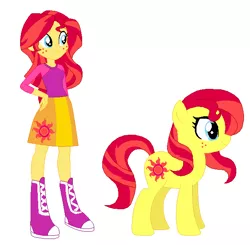 Size: 621x609 | Tagged: safe, artist:4swords4ever, artist:selenaede, derpibooru import, sunshimmer, equestria girls, base used, clothes, cutie mark, cutie mark on clothes, equestria girls style, equestria girls-ified, g3, g3 to equestria girls, g3 to g4, generation leap, image, png, simple background, white background