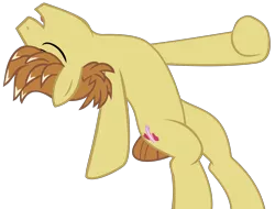 Size: 6000x4551 | Tagged: safe, artist:frownfactory, derpibooru import, feather bangs, earth pony, pony, hard to say anything, absurd resolution, cutie mark, male, simple background, solo, stupid sexy feather bangs, transparent background, vector