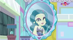 Size: 998x555 | Tagged: safe, derpibooru import, screencap, juniper montage, equestria girls, mirror magic, spoiler:eqg specials, lipstick, mirror, solo, teletoon