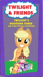 Size: 572x1024 | Tagged: artist needed, safe, derpibooru import, edit, applejack, pony, parody, thomas and friends, thomas the tank engine, vhs