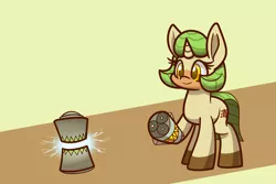 Size: 1280x853 | Tagged: safe, artist:heir-of-rick, derpibooru import, ponified, pony, unicorn, orisa, overwatch, solo